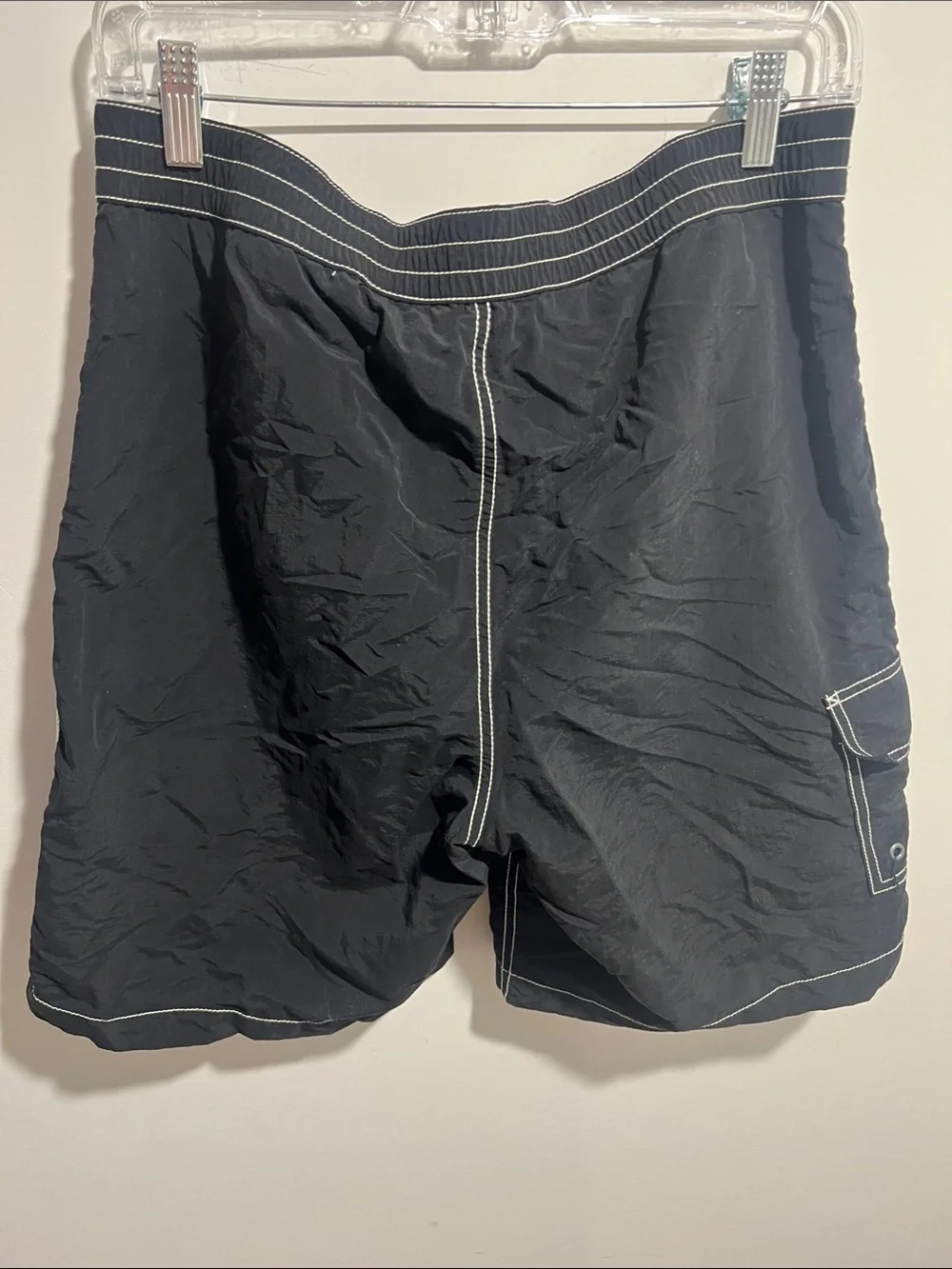 Vintage Polo by Ralph Lauren Men's Black Swim Trunk Board Shorts Size Small